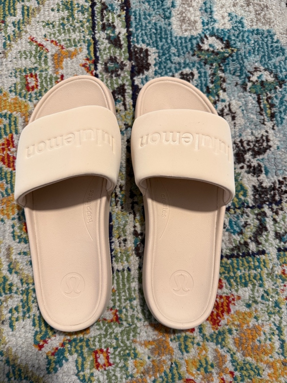 lululemon athletica Women's Restfeel Slide *Graphic Sandcastle/ Size 10